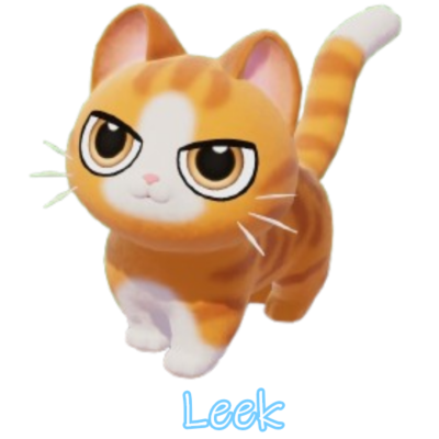 Leek, my catto in Heartopia!
